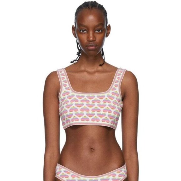 Marco Rambaldi Viscose Bra Top Size XS Womens Multicolor SSENSE Exclusive $350 - Picture 1 of 12